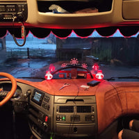 Alcantara / Semsket Skinn, Selvklebende - Rød