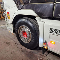 Front Wheel Cap in Stainless Steel - 22.5x11.75, ET120