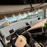 Alcantara / Semsket Skinn, Selvklebende - Rød