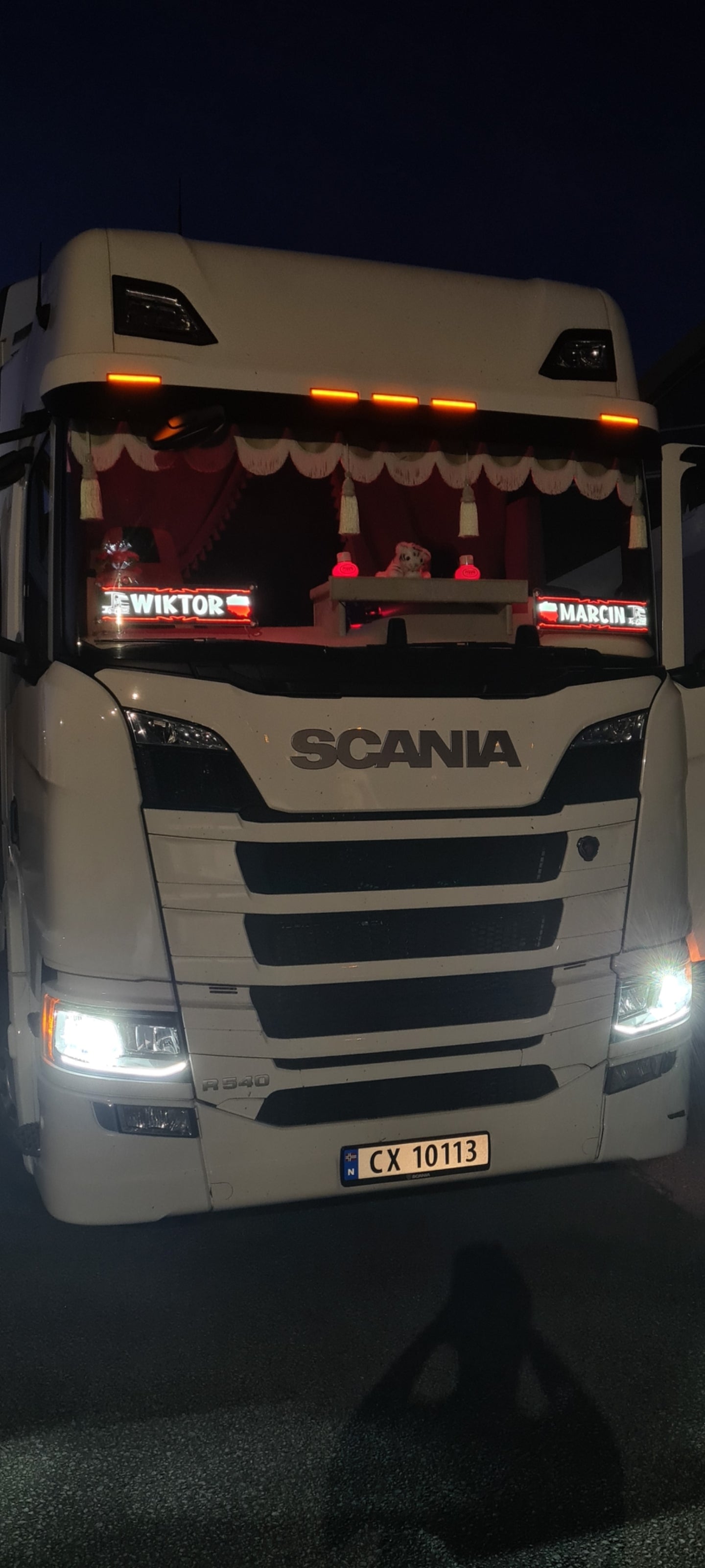 Dashboard Table in Ruter - Scania Nextgen R/S