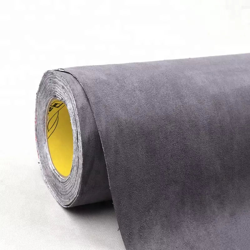 Alcantara / Suede Leather, Self Adhesive - Grey