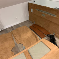 Alcantara / Suede Leather, Self Adhesive - Grey