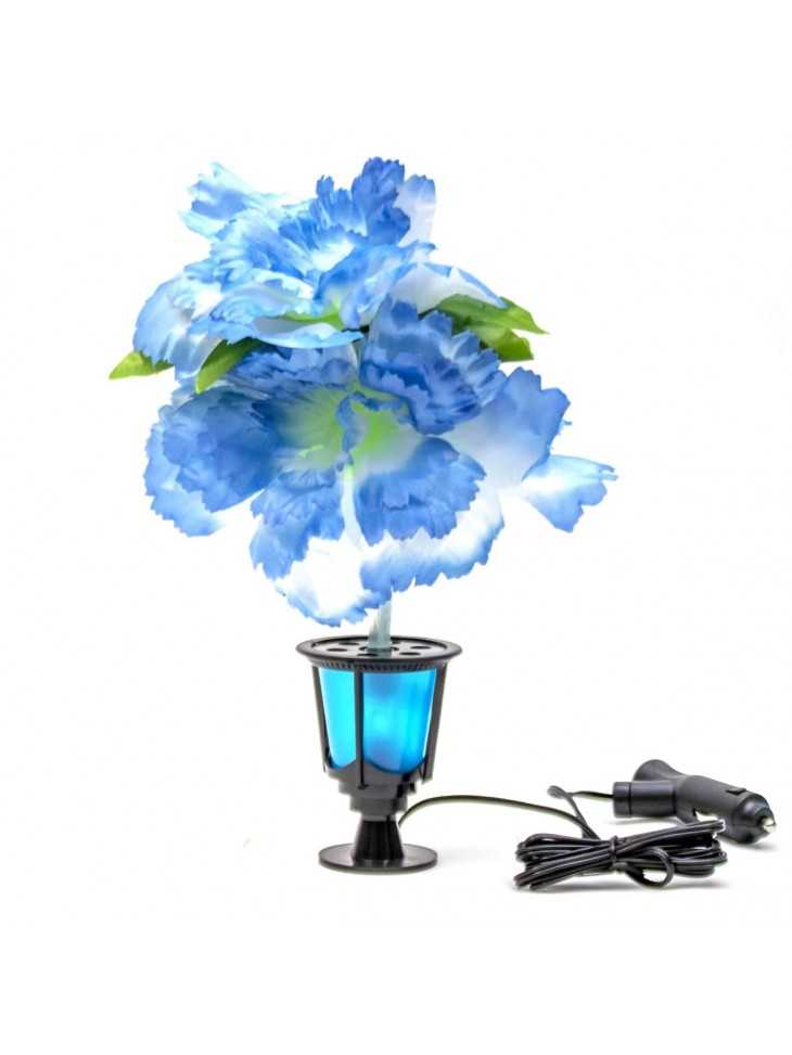 Decorative Flower With Light - Blue