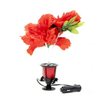 Decorative Flower With Light - Red
