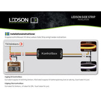 Fleksibel LED Stripe 24V Ledson - Xenon Hvit/Oransj