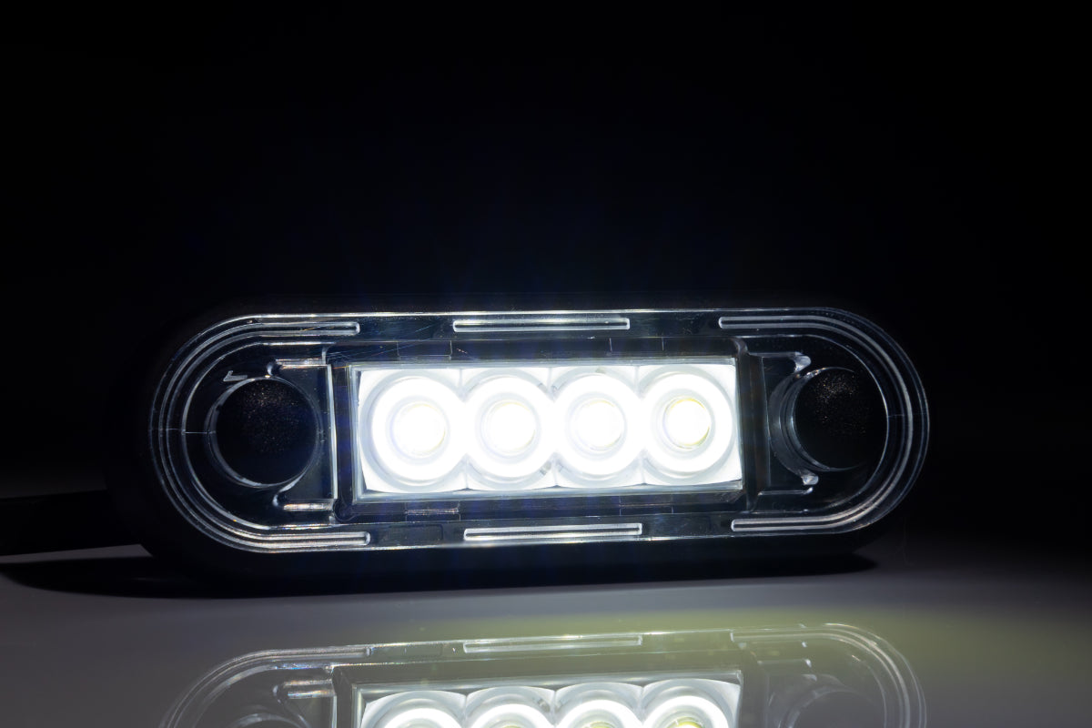 Markeringslys LED 4 Dioder Fristom - Hvit