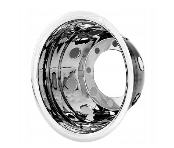 Rear Wheel Cap in Stainless Steel - 19.5x7.5