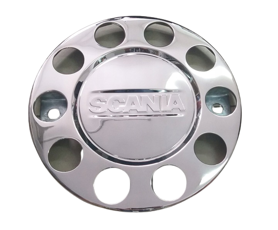 Front wheel hub in stainless steel, Scania - 22.5