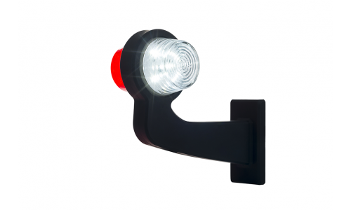 Right LED Marker Light Horpol White/Red - Curved