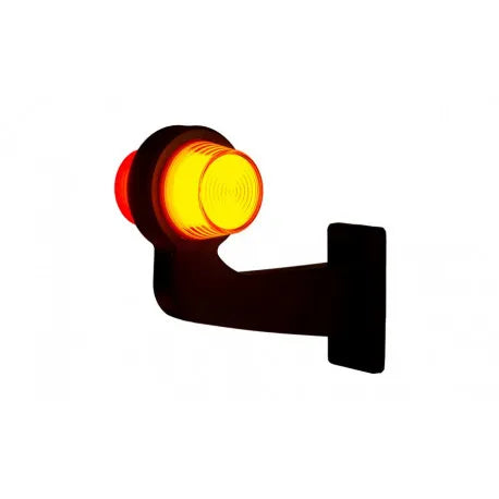 Høyre LED Neon Markeringslys Horpol Oransj/Rød - Buet
