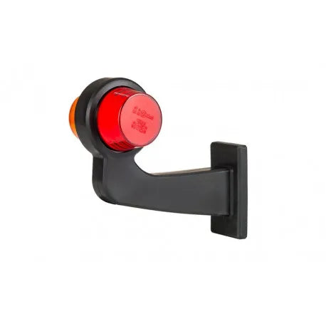 Left LED Neon Marker Light Horpol Orange/Red - Curved