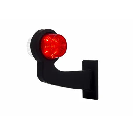 Left LED Marker Light Horpol White/Red - Curved