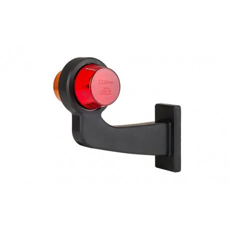 Left LED Marker Light Horpol Orange/Red - Curved