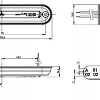 Markeringslys LED Neon Horpol - Oransj