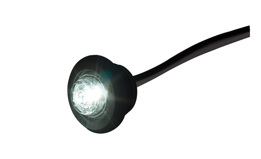 Marker light LED Round Horpole - White