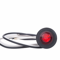 Marker light LED Round Horpole - Red