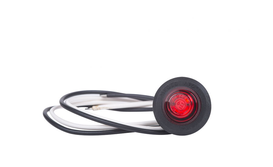 Marker light LED Round Horpole - Red