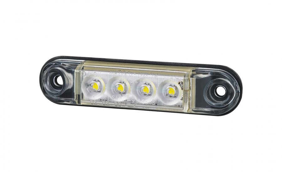 Markeringslys LED Slim Horpol - Hvit