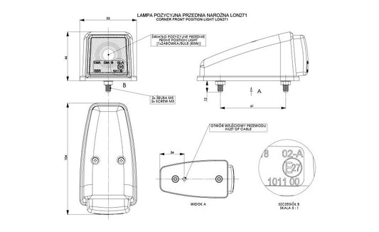 Taklampe Horpol - Hvit
