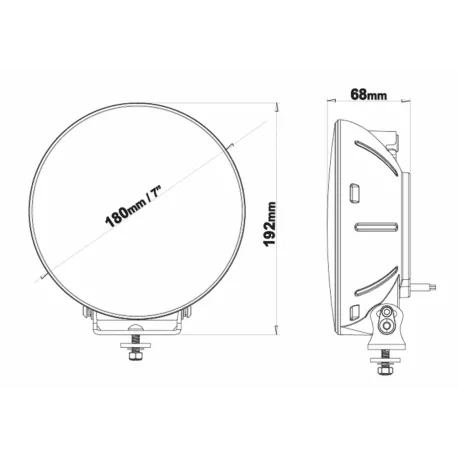 Sarox7+ LED Extra light 60W - LEDSON