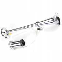 Lydsignal med Kompressor Krom/Svart,150db 12V