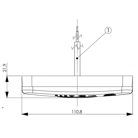 Markeringslys LED Med Refleks Horpol - Rød