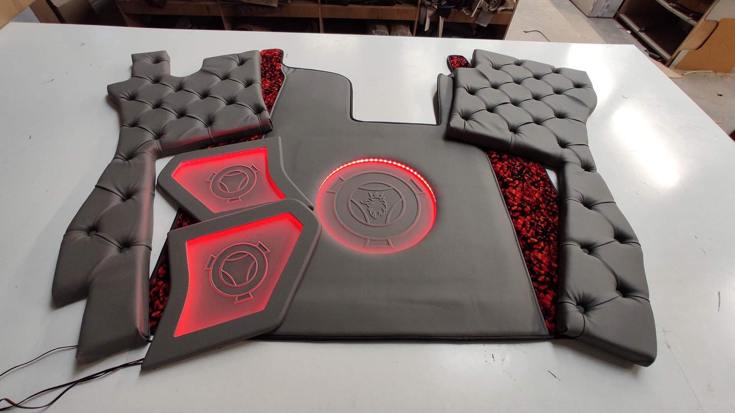 Mattesett Laget på Bestilling - Belysning, Knappestopping, Bussplysj