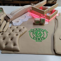 Mattesett Laget på Bestilling - Belysning, Knappestopping, Bussplysj