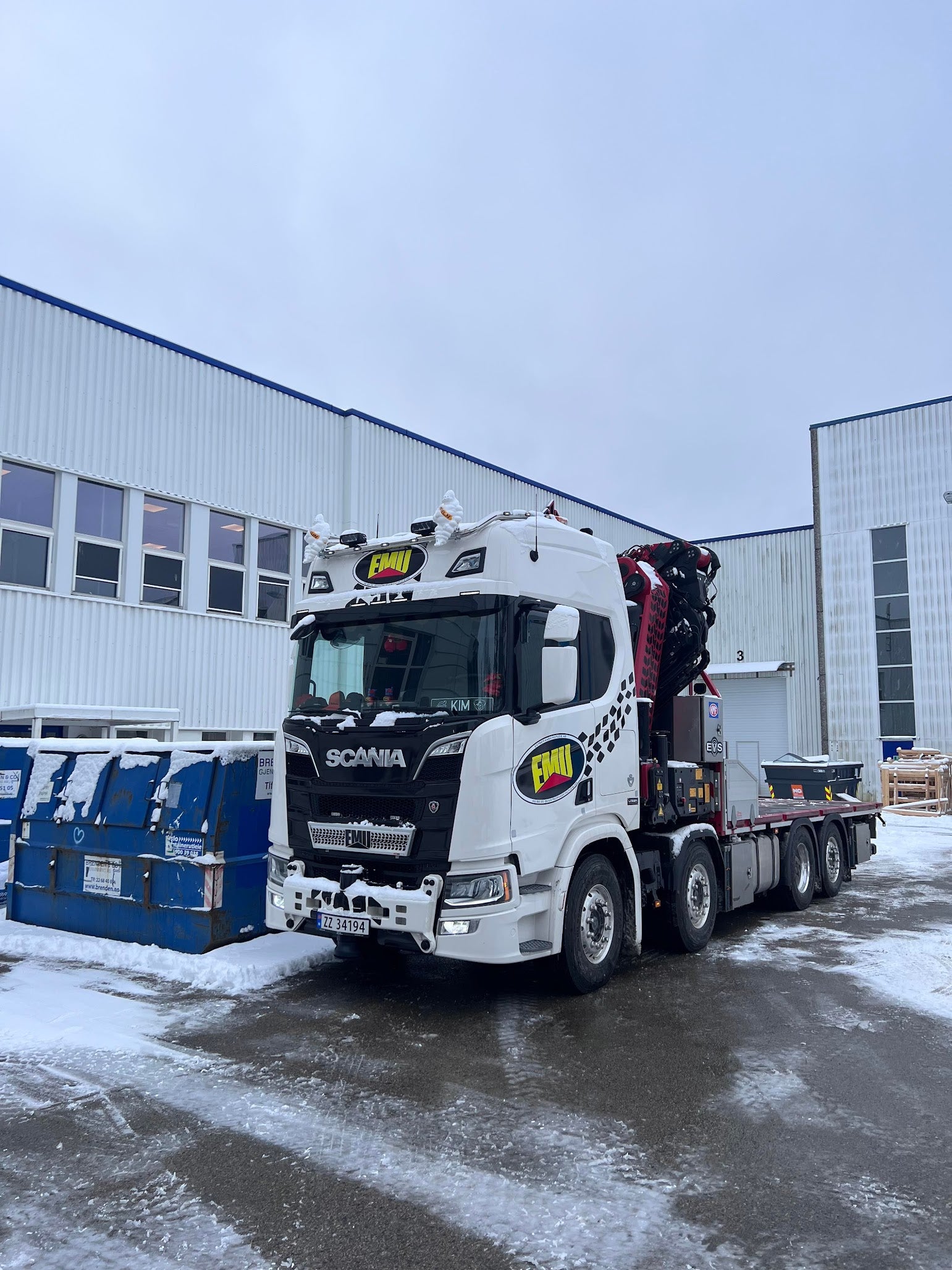 Takbøyle i Rustfritt Stål/Pulverlakk - Scania Nextgen