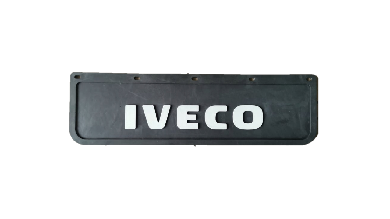 Skvettlapp Iveco, 60x18cm - Sort