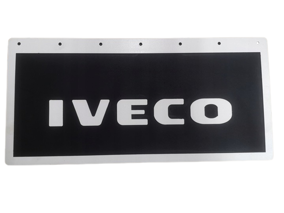 Splash pad Iveco Embossed/Painted, 64x30cm - Black