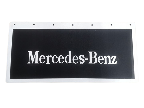 Mud flap Mercedes Embossed/Painted, 64x30cm - Black