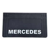 Skvettlapp Mercedes, 64x36cm - Sort