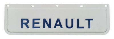Mud flap Renault, 60x18cm - White