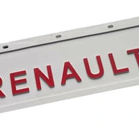 Skvettlapp Renault, 60x18cm - Hvit