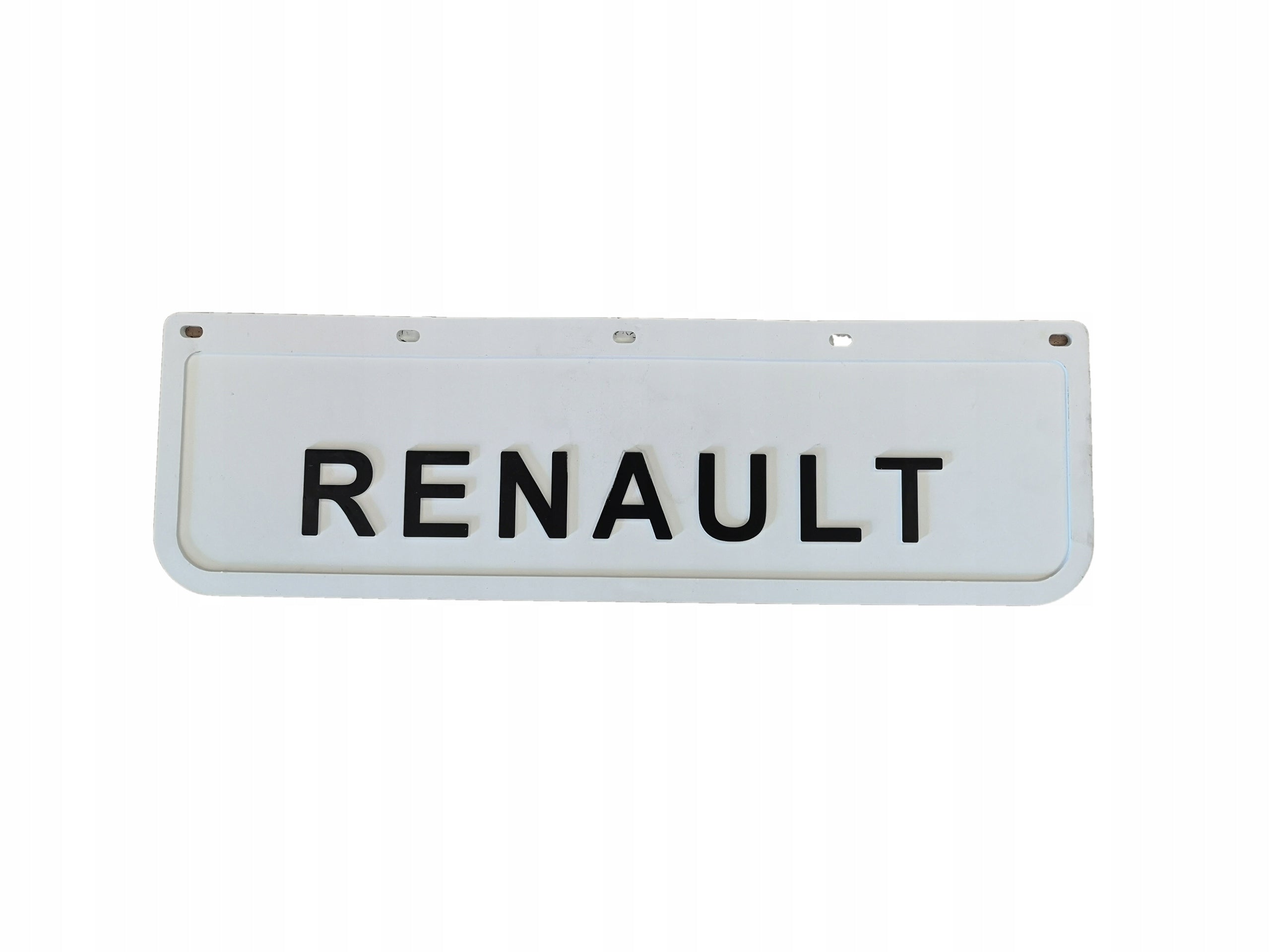Skvettlapp Renault, 60x18cm - Hvit