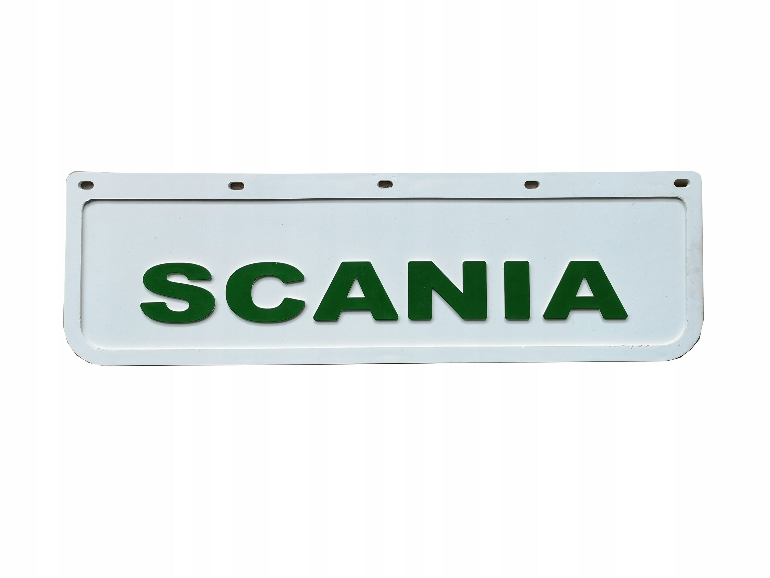 Skvettlapp Scania, 60x18cm - Hvit