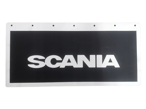 Skvettlapp Scania Preget/Malt, 64x30cm - Sort