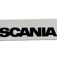 Mud flap Scania 60x18cm, Type 2 - White