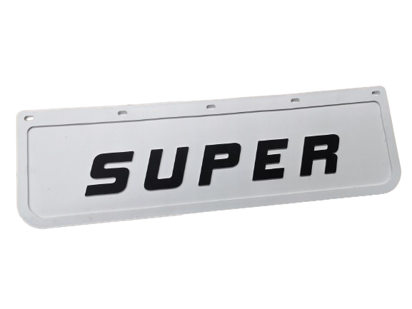 Skvettlapp SUPER, 60x18cm - Hvit