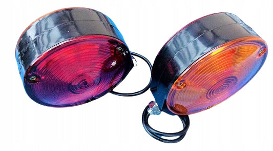 Spanjol Speillampe - Oransj/Rød