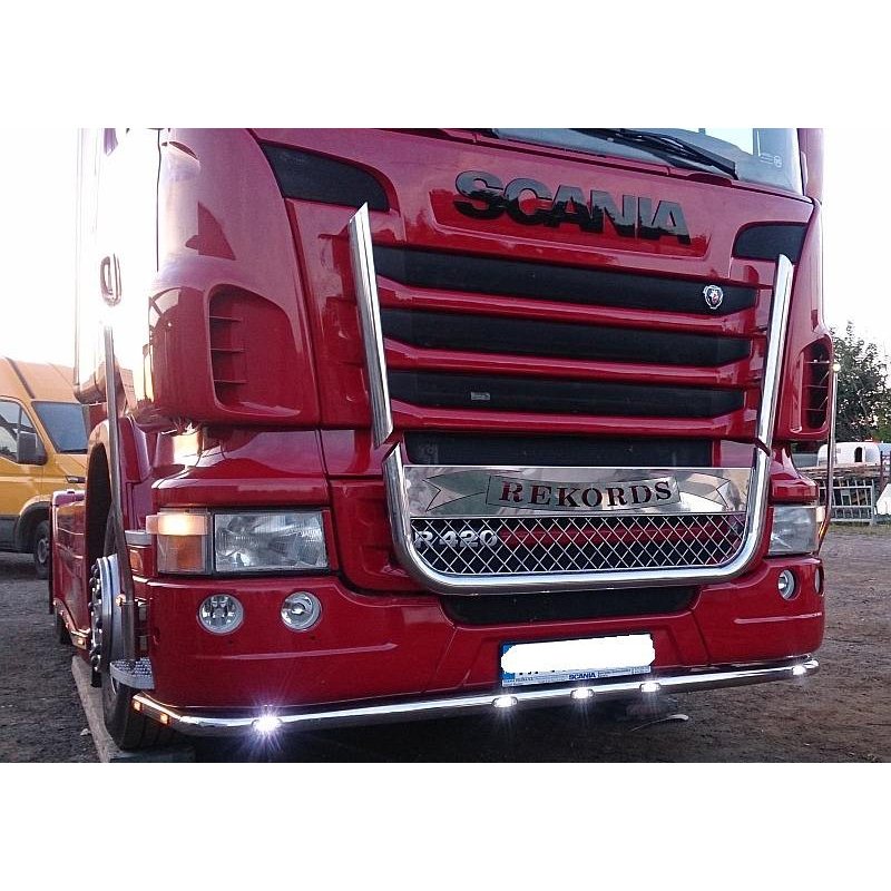 Bumper bracket in stainless steel/powder coating - Scania R/Streamline