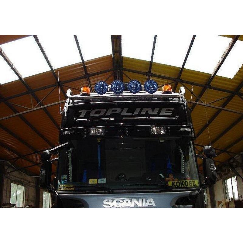 Roof bar in stainless steel/powder coating - Scania R/Streamline, Type 5